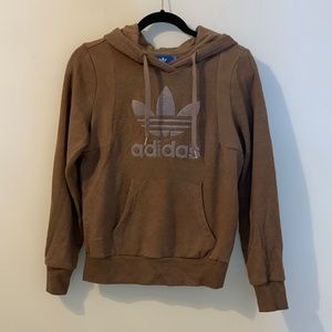 Adidas brown hoodie